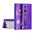 Coque Portefeuille Livre Cuir Etui Clapet ZL1 pour Huawei Honor Magic V 5G Violet