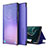 Coque Portefeuille Livre Cuir Etui Clapet ZL1 pour Samsung Galaxy A12 5G Violet