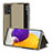 Coque Portefeuille Livre Cuir Etui Clapet ZL1 pour Samsung Galaxy A72 4G Or