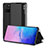 Coque Portefeuille Livre Cuir Etui Clapet ZL2 pour Samsung Galaxy M80S Noir