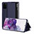 Coque Portefeuille Livre Cuir Etui Clapet ZL2 pour Samsung Galaxy S20 Plus Petit
