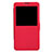 Coque Portefeuille Livre Cuir L01 pour Samsung Galaxy Note 3 N9000 Rouge