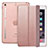 Coque Portefeuille Livre Cuir L05 pour Apple iPad Mini 2 Or Rose