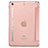 Coque Portefeuille Livre Cuir L05 pour Apple iPad Mini 2 Or Rose Petit