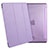 Coque Portefeuille Livre Cuir L06 pour Apple iPad Mini Violet Petit