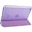 Coque Portefeuille Livre Cuir L06 pour Apple iPad Mini Violet Petit