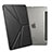 Coque Portefeuille Livre Cuir L08 pour Apple New iPad 9.7 (2017) Noir