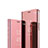 Coque Portefeuille Livre Cuir Miroir Housse Etui Clapet L02 pour LG K41S Or Rose