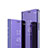 Coque Portefeuille Livre Cuir Miroir Housse Etui Clapet L02 pour Oppo A33 Violet