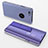 Coque Portefeuille Livre Cuir Miroir Housse Etui Clapet pour Apple iPhone 6 Violet