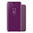 Coque Portefeuille Livre Cuir Miroir Housse Etui Clapet pour Huawei Nova 5 Pro Violet