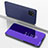 Coque Portefeuille Livre Cuir Miroir Housse Etui Clapet ZL1 pour Samsung Galaxy Note 10 Lite Violet