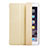 Coque Portefeuille Livre Cuir pour Apple iPad Air 2 Or Petit