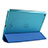 Coque Portefeuille Livre Cuir pour Apple iPad Air Bleu Petit