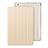 Coque Portefeuille Livre Cuir pour Apple iPad Mini Or