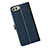 Coque Portefeuille Livre Cuir pour Huawei Honor V10 Bleu Petit