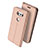 Coque Portefeuille Livre Cuir pour LG V30 Or Rose Petit