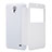 Coque Portefeuille Livre Cuir pour Samsung Galaxy Mega 2 G7508Q Blanc Petit