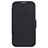 Coque Portefeuille Livre Cuir pour Samsung Galaxy S4 i9500 i9505 Noir Petit