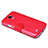 Coque Portefeuille Livre Cuir pour Samsung Galaxy S4 IV Advance i9500 Rouge