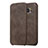 Coque Portefeuille Livre Cuir pour Samsung Galaxy S7 Edge G935F Marron