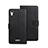 Coque Portefeuille Livre Cuir pour Sony Xperia T3 Noir