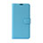 Coque Portefeuille Livre Cuir pour Wiko Wim Lite 4G Bleu Ciel