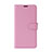 Coque Portefeuille Livre Cuir pour Wiko Wim Lite 4G Rose