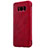 Coque Portefeuille Livre Cuir S01 pour Samsung Galaxy S8 Plus Rouge Petit