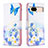 Coque Portefeuille Motif Fantaisie Livre Cuir Etui Clapet B01F pour Google Pixel 8a 5G Bleu