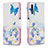 Coque Portefeuille Motif Fantaisie Livre Cuir Etui Clapet B01F pour Huawei P Smart Z (2019) Bleu