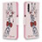 Coque Portefeuille Motif Fantaisie Livre Cuir Etui Clapet B01F pour Huawei P Smart Z (2019) Rose