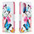 Coque Portefeuille Motif Fantaisie Livre Cuir Etui Clapet B01F pour Huawei P50 Colorful