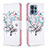 Coque Portefeuille Motif Fantaisie Livre Cuir Etui Clapet B01F pour Motorola Moto Edge 40 Pro 5G Blanc