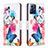 Coque Portefeuille Motif Fantaisie Livre Cuir Etui Clapet B01F pour Motorola Moto G Power (2022) Colorful