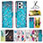 Coque Portefeuille Motif Fantaisie Livre Cuir Etui Clapet B01F pour Motorola Moto G13 Petit