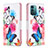 Coque Portefeuille Motif Fantaisie Livre Cuir Etui Clapet B01F pour Nokia G11 Colorful