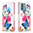 Coque Portefeuille Motif Fantaisie Livre Cuir Etui Clapet B01F pour Nokia G22 Colorful