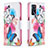 Coque Portefeuille Motif Fantaisie Livre Cuir Etui Clapet B01F pour Oppo A16 Colorful