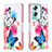 Coque Portefeuille Motif Fantaisie Livre Cuir Etui Clapet B01F pour Oppo A2 5G Colorful