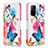 Coque Portefeuille Motif Fantaisie Livre Cuir Etui Clapet B01F pour Oppo F19 Pro+ Plus 5G Colorful