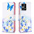 Coque Portefeuille Motif Fantaisie Livre Cuir Etui Clapet B01F pour Oppo F21s Pro 4G Bleu