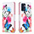 Coque Portefeuille Motif Fantaisie Livre Cuir Etui Clapet B01F pour Oppo Find X5 Lite 5G Colorful