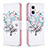 Coque Portefeuille Motif Fantaisie Livre Cuir Etui Clapet B01F pour Oppo Reno8 Z 5G Blanc