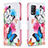 Coque Portefeuille Motif Fantaisie Livre Cuir Etui Clapet B01F pour Realme 9 5G India Colorful