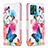 Coque Portefeuille Motif Fantaisie Livre Cuir Etui Clapet B01F pour Realme 9 Pro 5G Colorful