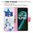 Coque Portefeuille Motif Fantaisie Livre Cuir Etui Clapet B01F pour Realme 9 Pro 5G Petit