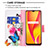 Coque Portefeuille Motif Fantaisie Livre Cuir Etui Clapet B01F pour Realme C12 Petit