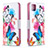 Coque Portefeuille Motif Fantaisie Livre Cuir Etui Clapet B01F pour Realme Narzo 50i Colorful