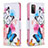 Coque Portefeuille Motif Fantaisie Livre Cuir Etui Clapet B01F pour Samsung Galaxy A02s Colorful